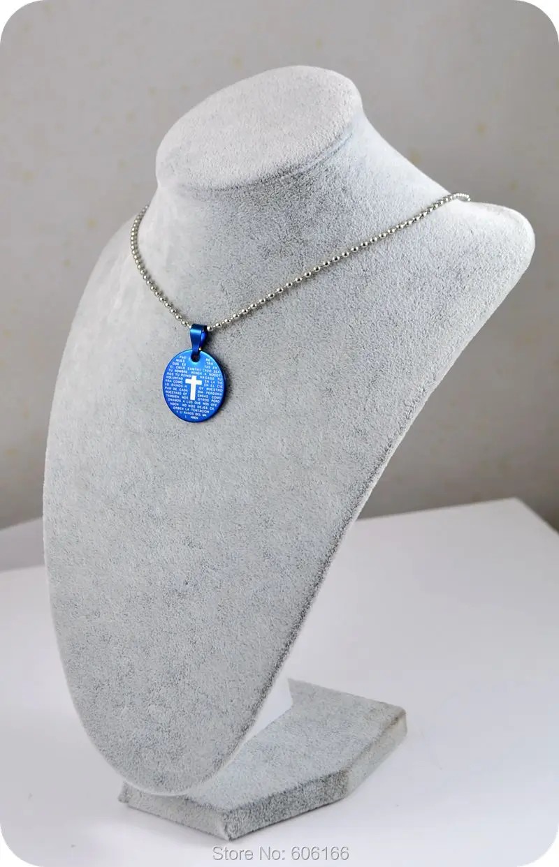 Женское ожерелье с подвеской-крестом из нержавеющей стали | Украшения и