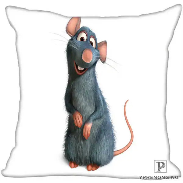 Square Pillowcases Заказная декоративная наволочка рататуиль аудио квадратная Наволочка на молнии 35X35,40x40,45x45 см(одна сторона) 80527-21-05 - Цвет: Square Pillowcases