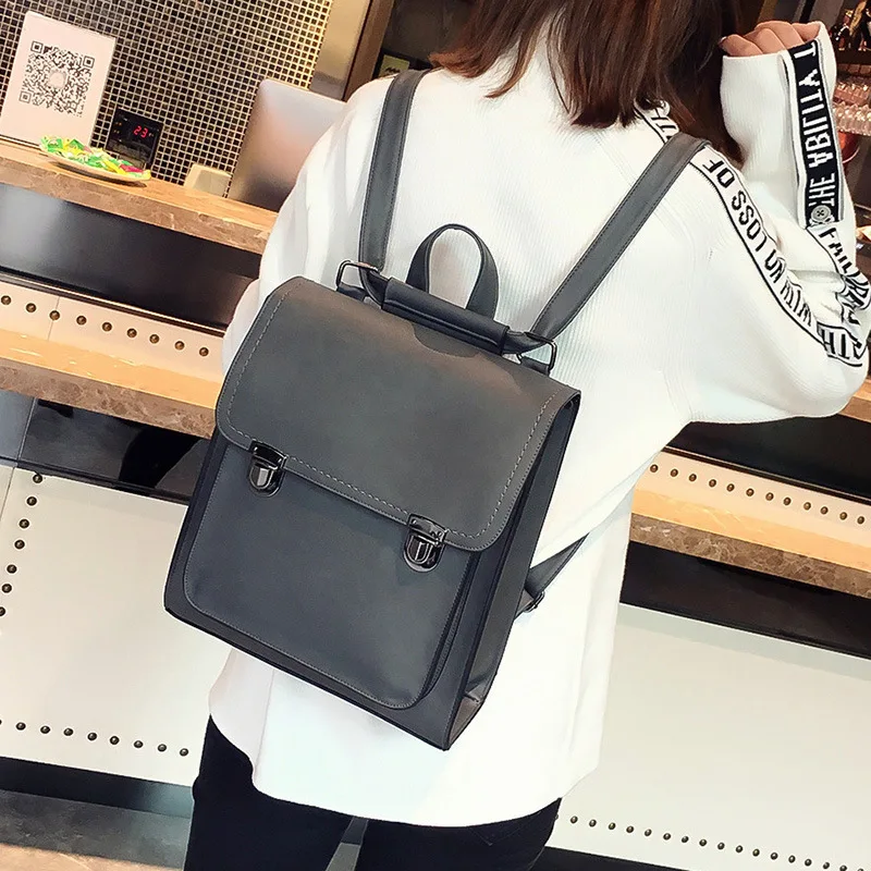 2019 Vintage Women Backpacks High Quality Leather Female Ladies Bag Korean Student Backpack Girl Preppy Style School | Багаж и сумки