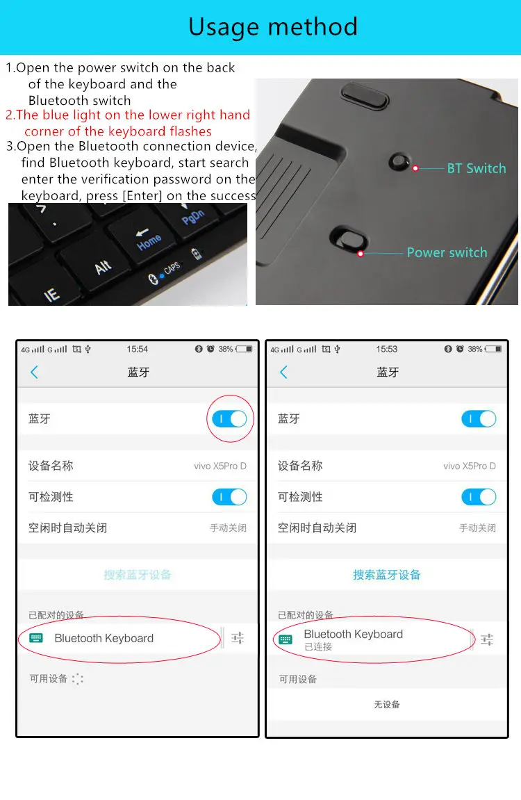 Bluetooth клавиатура для chuwi Hi10 Plus Pro Hi12 Hi13 Hi8 chuwi Hi 10 12 13 8 Vi10 Vi8 Vi7 планшет совместим с ОС Android чехол