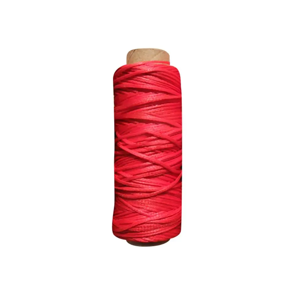 as shown Flat Waxed Thread 210D 30M Wax String Cord Sewing Craft Tool Portable For DIY Handicraft Leather Products Waxed Thread Cord - Цвет: as shown