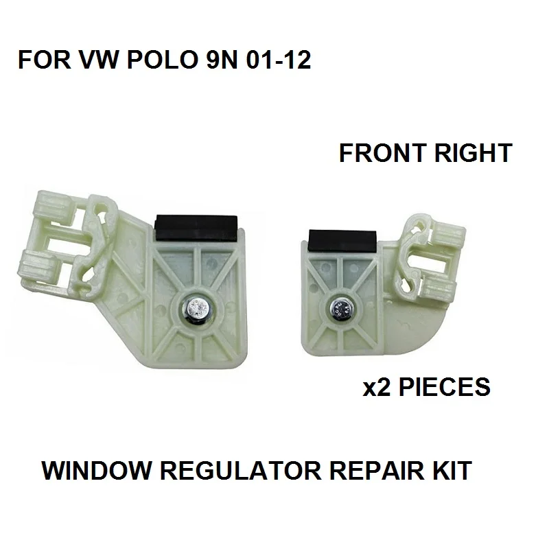 

FOR VW POLO 9N WINDOW REGULATOR REPAIR CLIP FRONT RIGHT 2001-2012 NEW