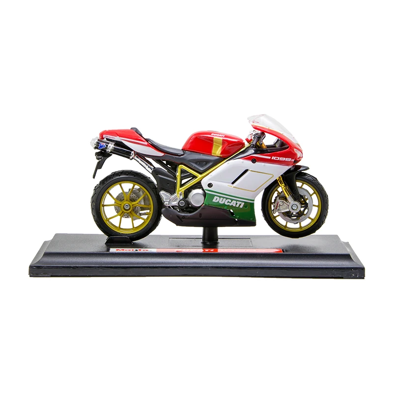 Модели мотоциклов Maisto 1:18 1098 Ducati 1098S литые миниатюрные Гоночные Игрушки для