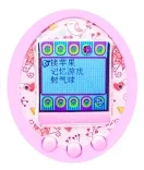 Pink Виртуальный питомец электронные питомцы игрушки Виртуальная игрушка кибер питомец Забавные электрические игрушки для детские брелки рождественские подарки на день рождения ребенка - Цвет: Pink