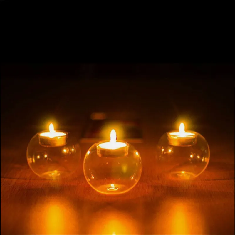 DIY Glass Candle Holder Home Decorations Candlestick Crystal Hanging Party Dinner Decor Hot | Дом и сад