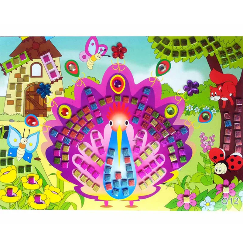 3D наклейки из вспененного материала для рукоделия Детские пазлы ЭВА с