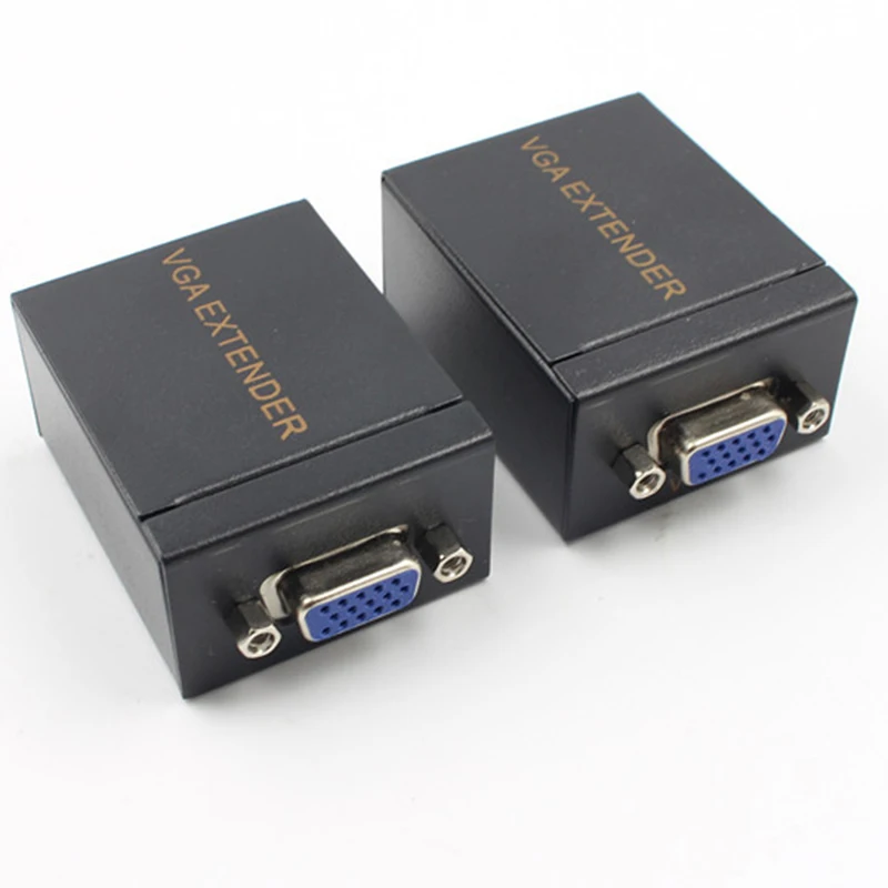 Удлинитель VGA для кабеля cat5e/6 до 60 м удлинитель UTP|extender repeater|vga utputp extender |