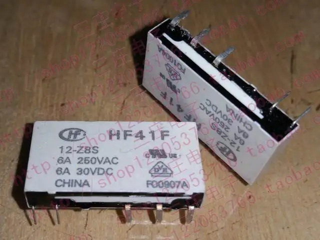 Реле HF41F 12 Z8S 41F 1C 12V|relay|hf41f relayrel |