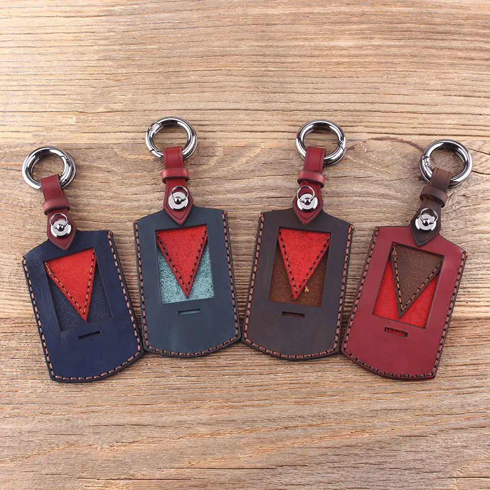 Чехол для ключей KEYYOU из натуральной кожи автомобиля чехол Cadillac CTS XTS DTS пульт