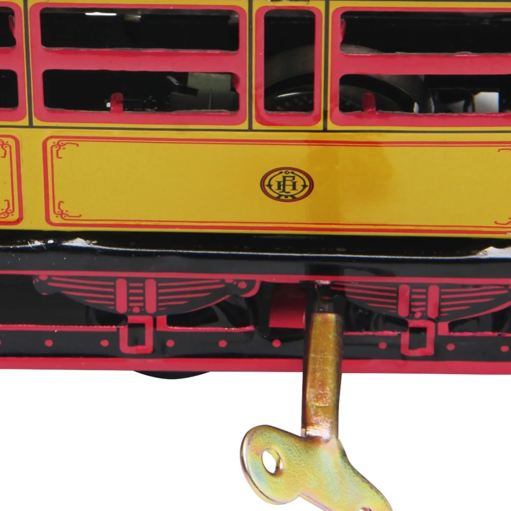

M89CRetro Wind Up Tram Cable Bus Clockwork Streetcar Toy Vintage Collection Kid Gift