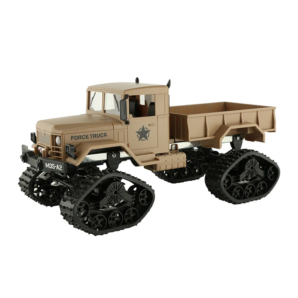 FY001C RC автомобиль военного RC грузовик армии гусеничных колес 1:16 4WD Радиоуправляемый гусеничный внедорожных дистанционного-Управление машинка на радиоуправлении машинки
