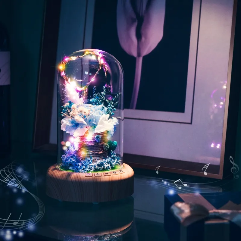 2 цвета Bluetooth динамик Forever Rose Flower праздничный сохраненный бессмертная свежая роза