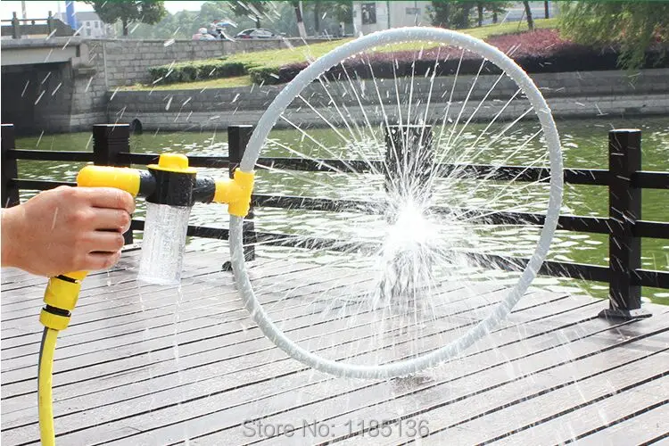 Шайба для собак насадка душа в форме кольца на 360 градусов принадлежности очистки