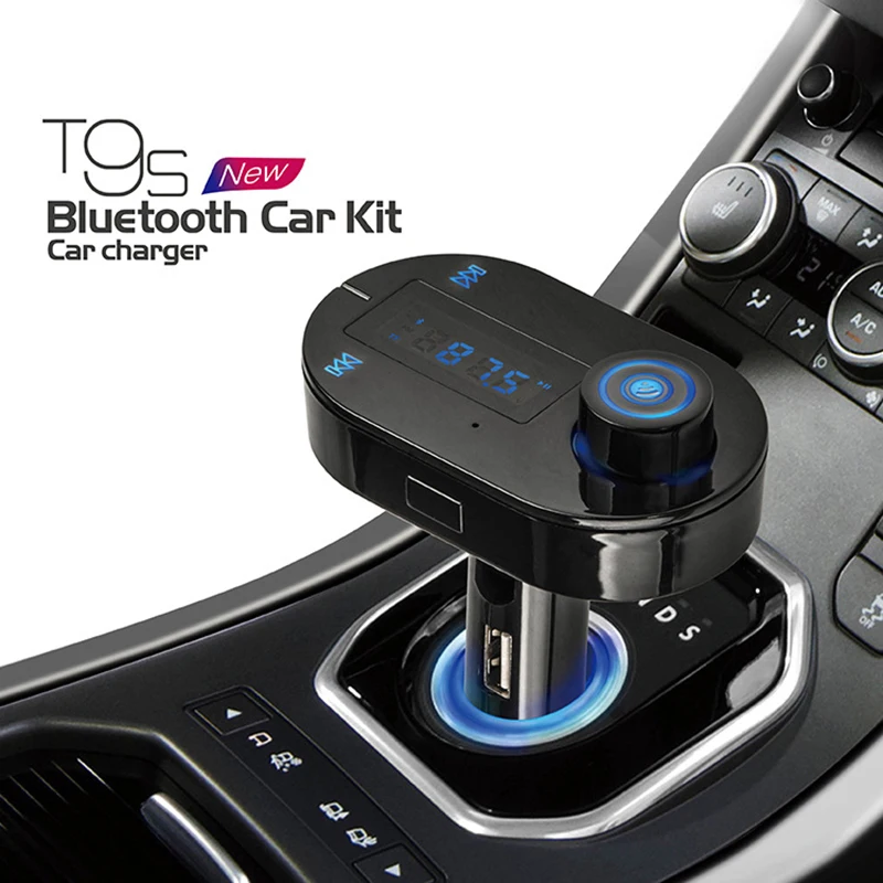 T9 обновления t9s автомобиля mp3 плеер Беспроводной Bluetooth fm-передатчик модулятор Hands