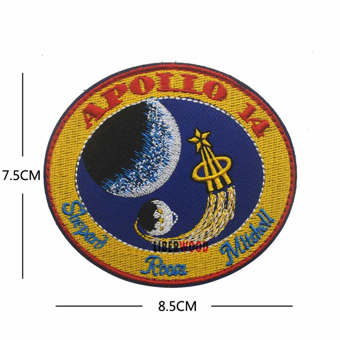J Винтажные оригинальные APOLLO 11 VOYAGER, логотипы марок машин, BACK SPACE патч коллаж США "Аполлон" набор патчей 1, 7, 8, 9, 10, 11, 12, 13, 14, 15, 16, 17 - Цвет: J