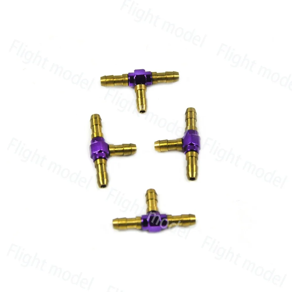 Металлический Трехходовой Т-образный шарнир для топливного шланга 1 шт.