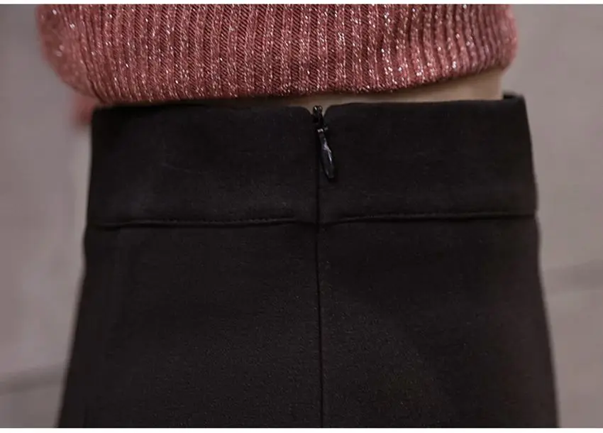 SEXMKL Faldas Mujer Moda Весна Лето юбки женские Высокая талия оборки черная юбка красная офисная юбка карандаш размера плюс Jupe