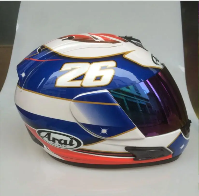ARAI 26# мужские Мото GP синие шлемы дорожный мотоциклетный шлем капитан мотоцикл Casway велосипеды