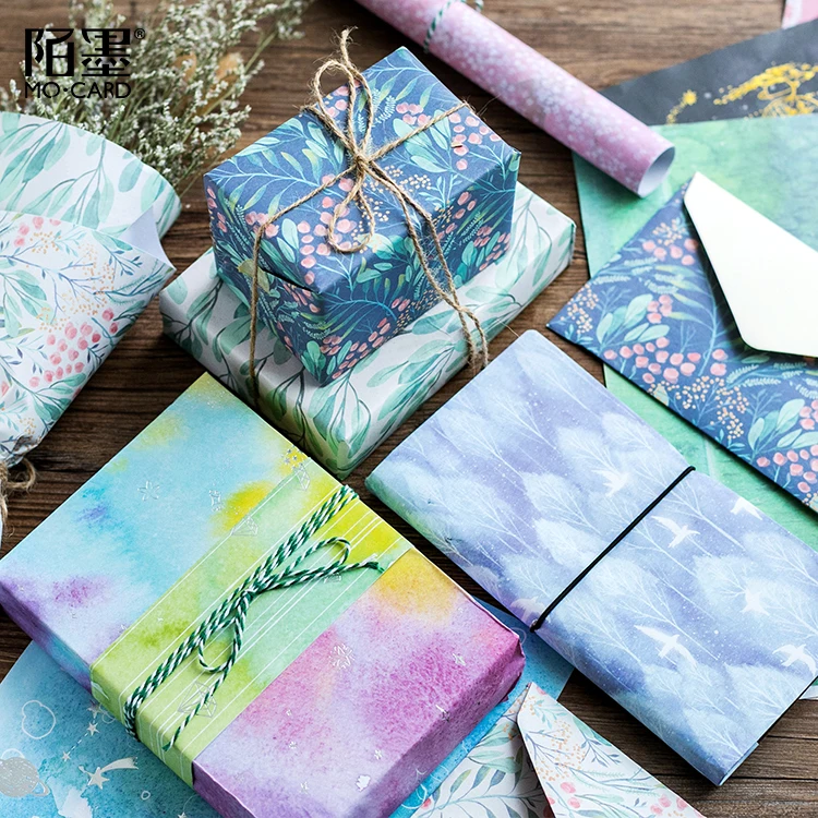 Оригинальные наклейки для фона формата А4 восемь серий декоративных наклеек