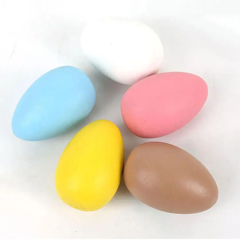 5 шт Детские картины Сделай сам деревянный цвет яйцо игрушка пасхальное