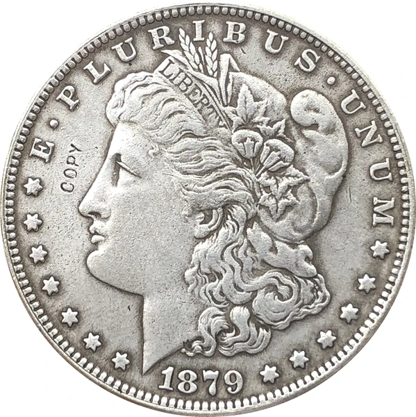 Копия монет доллара США Моргана 1879 | Дом и сад
