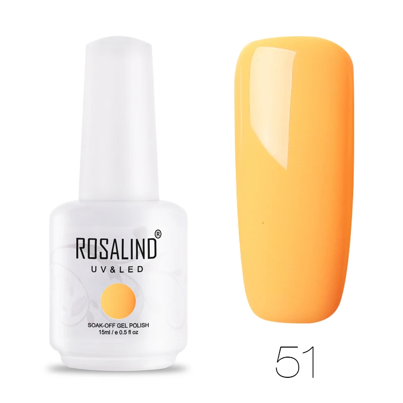RH51 ROSALIND Гель-лак для ногтей Набор для маникюрный лак Vernis полуперманентный УФ все для ногтей искусство основа грунтовка Гель-лак верхнее покрытие - Цвет: RH51