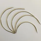 25 шт.пакет 7,5 см C изогнутые вентилируемые иглы, плетеные косички, вентилируемая игла для плетения волос