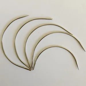 25 шт.пакет 7,5 см C изогнутые вентилируемые иглы, плетеные косички, вентилируемая игла для плетения волос