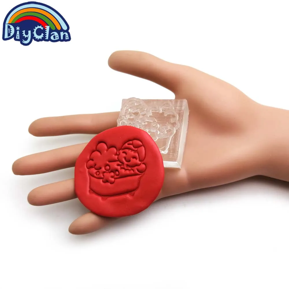 Детское акриловое прозрачное мыло для ванной ручная работа Z0032XZ|soap seal|soap stampstamp