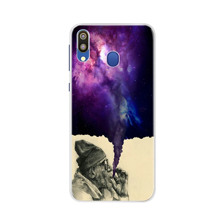 Флуоресцентный зеленый Для samsung Galaxy M20 чехол s Galaxy M20 M30 Чехол Мягкий силиконовый чехол для телефона для samsung Galaxy M10 M20 чехол-бампер - Цвет: Флуоресцентный зеленый