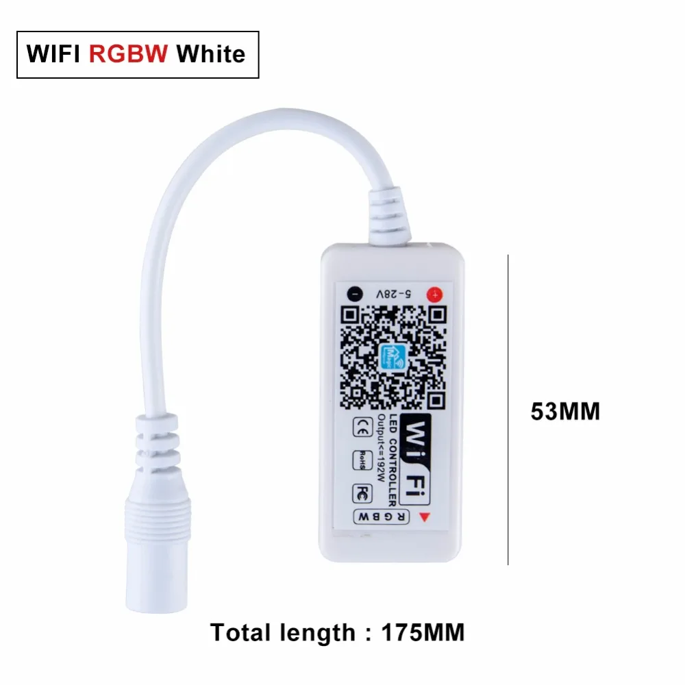 Светодиодная лента RGB RGBW 5 24 В 12 диодный светильник для Android и iOS управление WiFi 2835