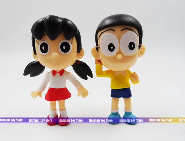 8 шт./лот 6 см ПВХ высококачественные японские аниме фигурки в наборе doraemon
