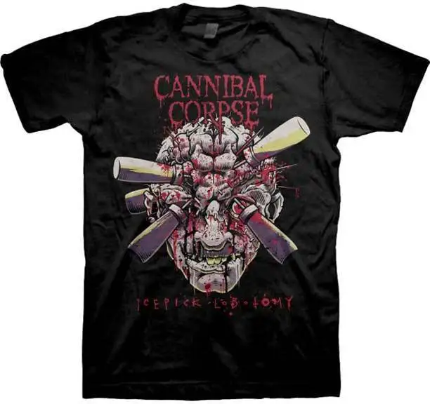 Cannibal Corpse icepick Lobotomy футболка s m l xl 2xl Фирменная Новинка официальный|cannibal corpse|brand t