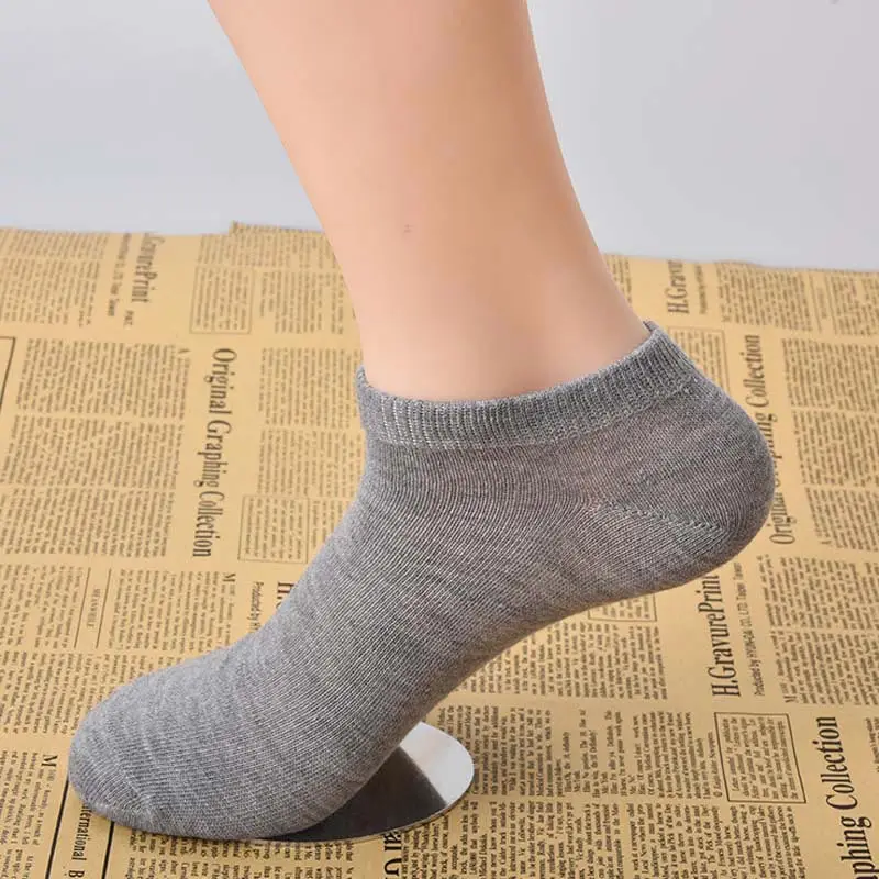 Носки-PFS-мужские носки сплошной цвет Невидимые спортивные #1835314 | Мужская одежда