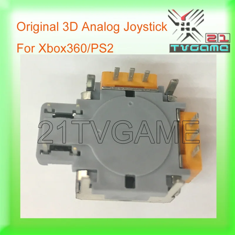 

50pcs/lot New coming Original Orange Color 3D Analog Joysticks for Xbox360 Game Repair Parts Analog 3D Joysticks