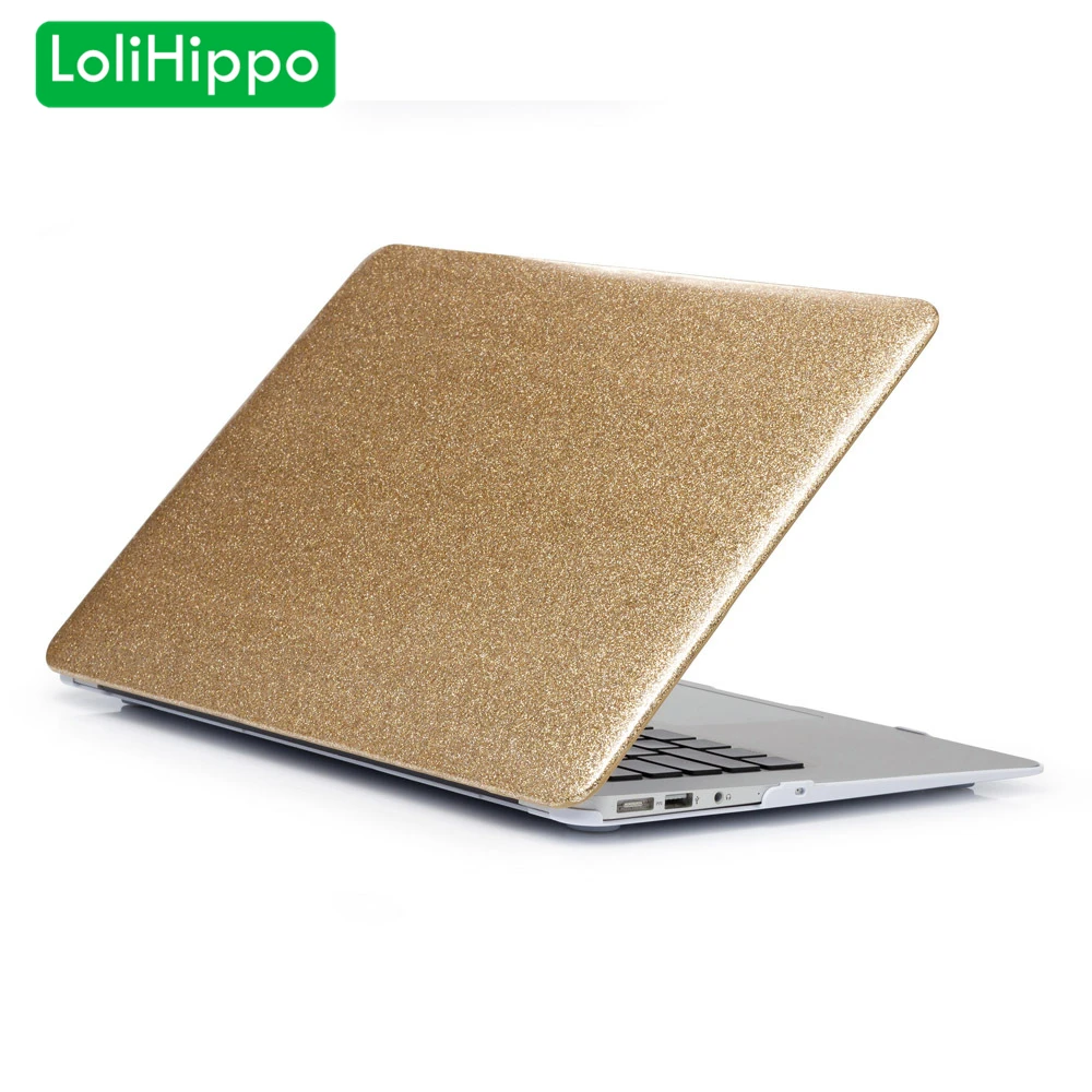 LoliHippo Glisten защитный чехол для ноутбука Apple Macbook Pro Air retina 11 13 15 дюймов Goden розовый