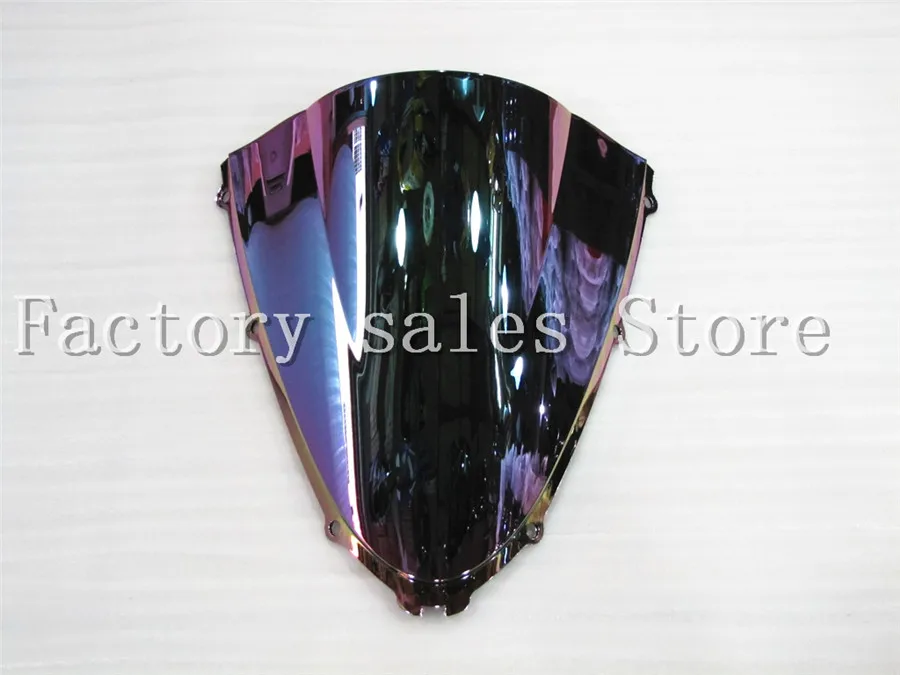 Для Kawasaki Ninja ZX14R ZX 14R ZZR1400 ZZR 1400 2006 2007 2008 Иридиевый щит от ветра лобовое стекло Double