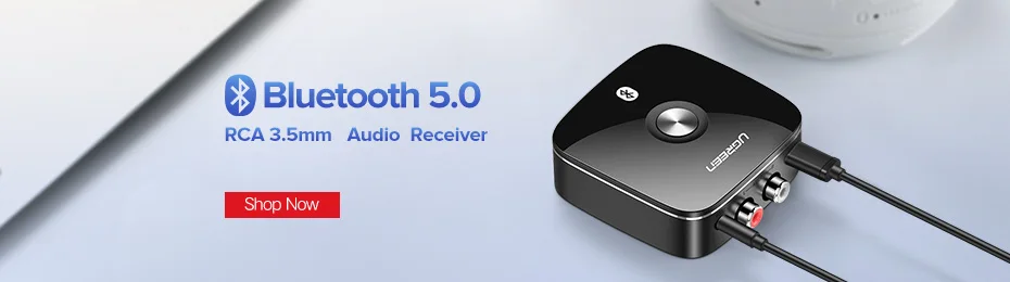 Ugreen Беспроводной Bluetooth Приемник 3.5mm Jack Bluetooth Audio Музыка Приемник Адаптер Автомобилей Aux Кабель бесплатно Динамик Наушники