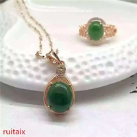 kjjeaxcmy boutique jewels 925 sterling silver inlaid natural hetian jasper pendant necklace ring womens jewelry drop set