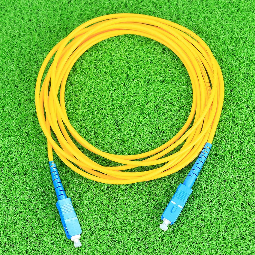 SC-SC волоконно-оптический джемпер FTTH однорежимный одножильный волоконный