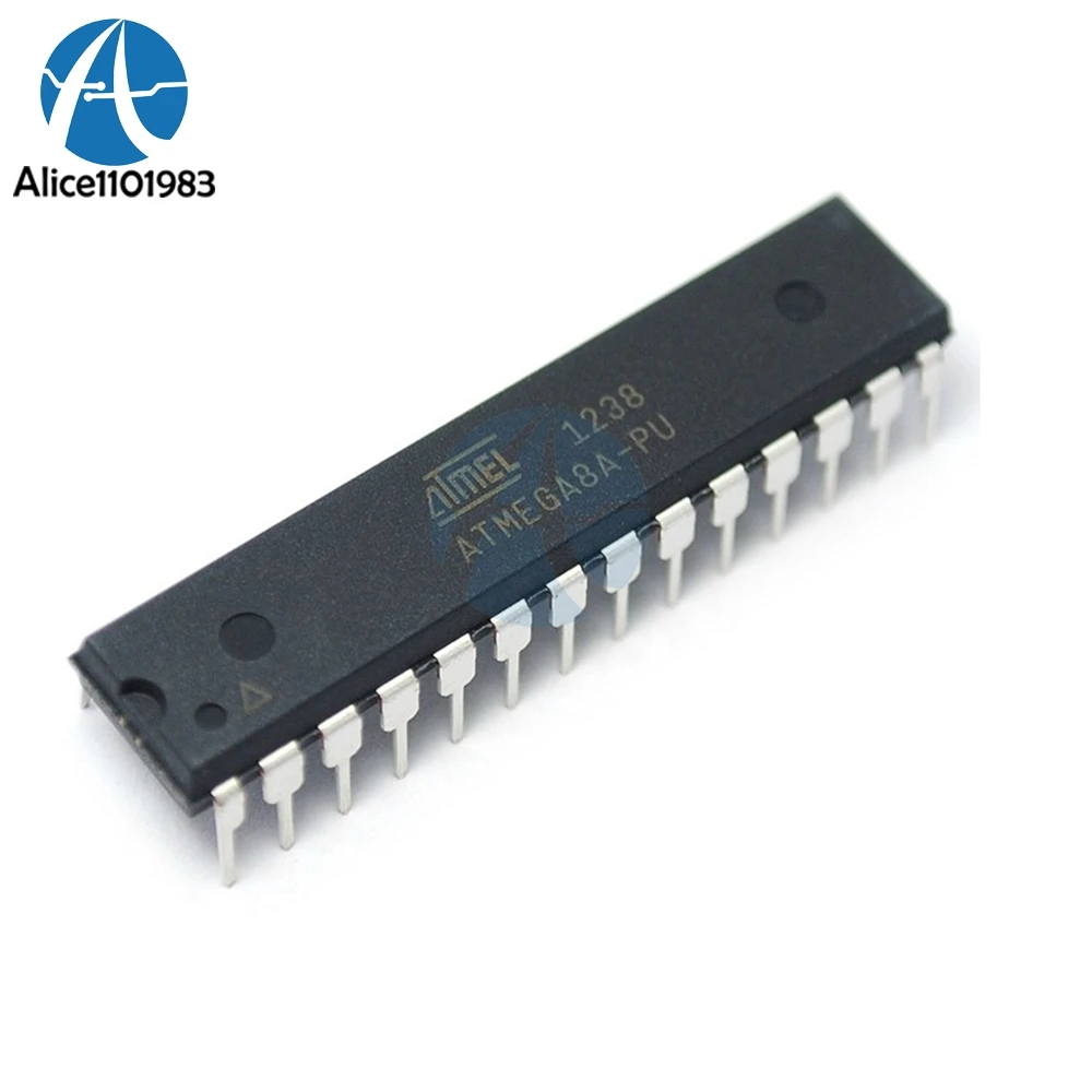 ATMEGA8A PU MEGA8A DIP 28 8 битная с 8K байтами встроенная программируемая вспышка ATMEGA8