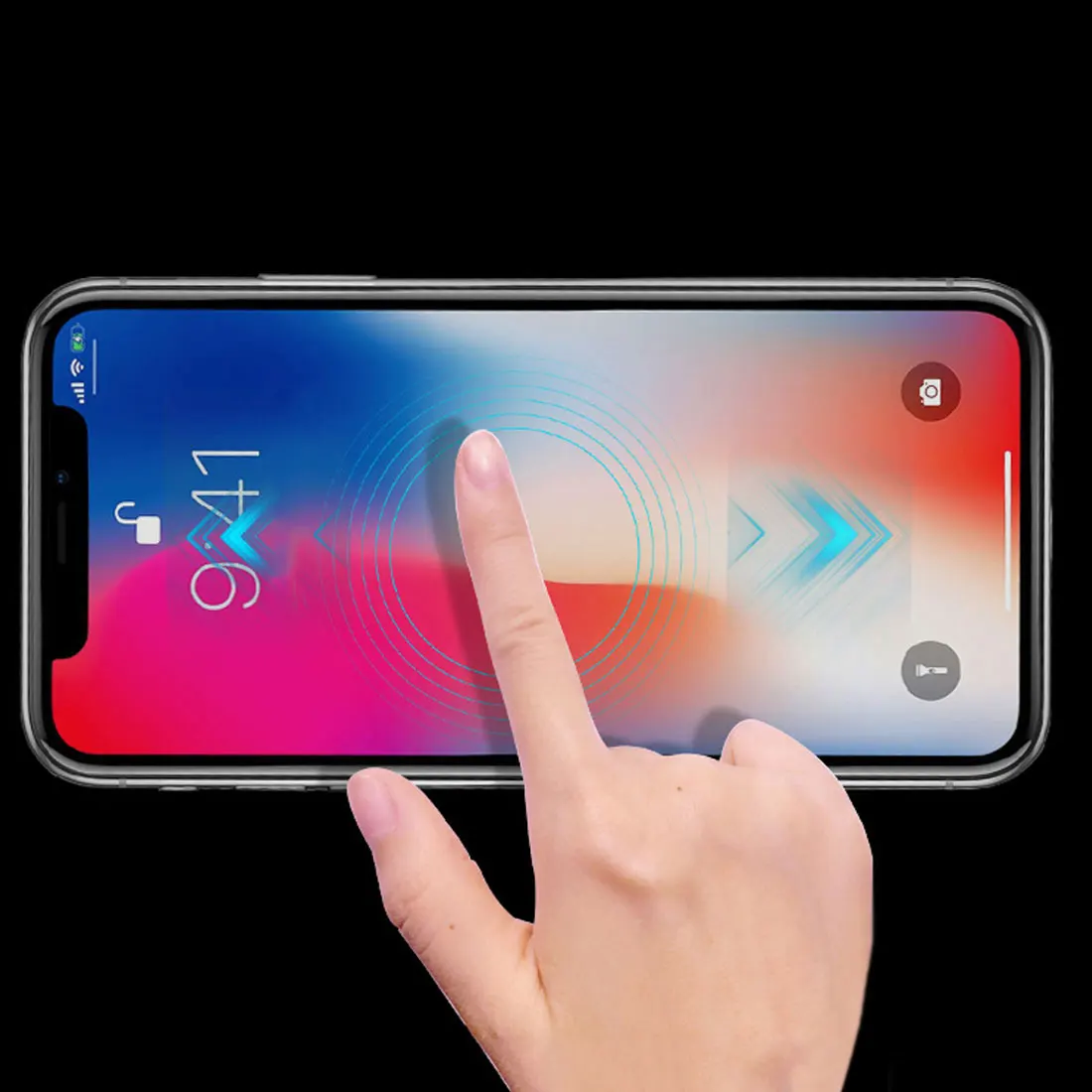 Для iPhone X XR XS MAX стеклянный чехол Новинка 10D изогнутое закаленное стекло для 7 8 6 6S Plus Защитная пленка экрана