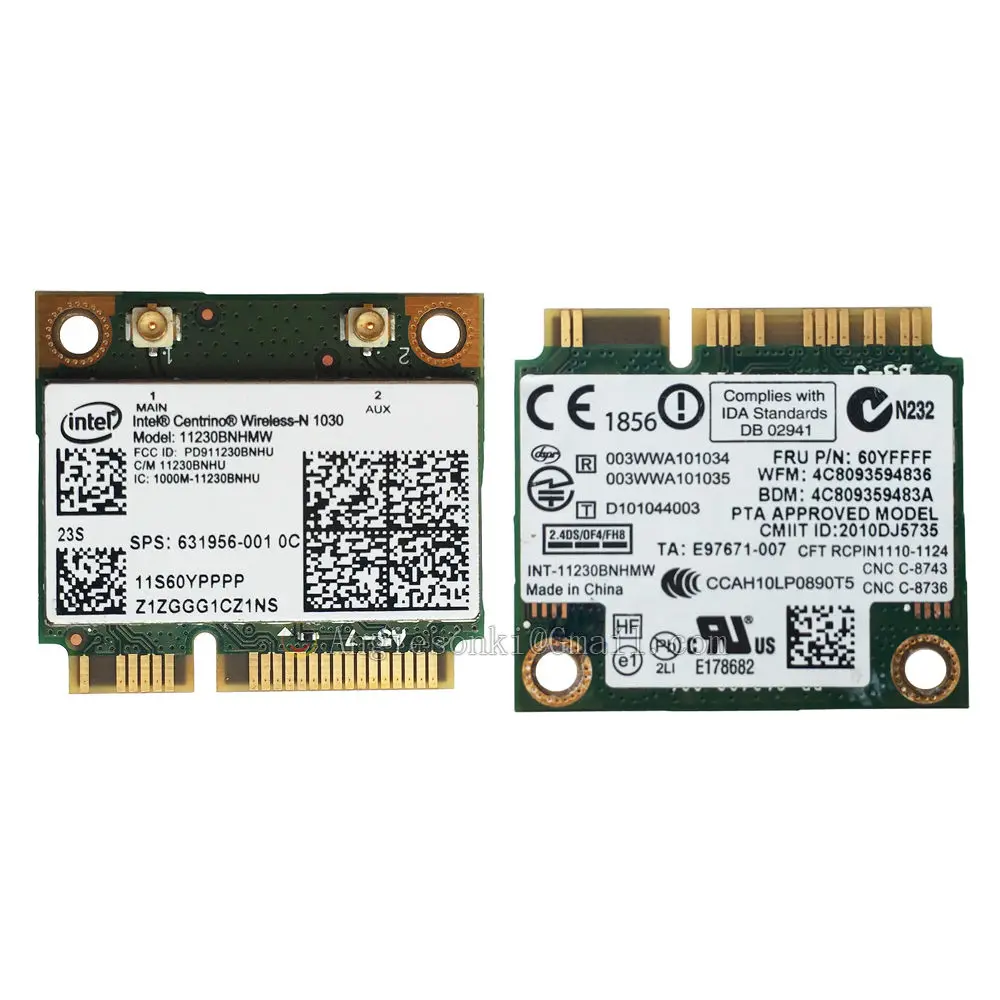 Для HP G4 G6 G7 MINI PAILIVON PCI E 631956 001 Intel 1030 11230BNHMW 802.11b/n 300 Мбит/с 2 4G Wifi + BT плата беспроводная