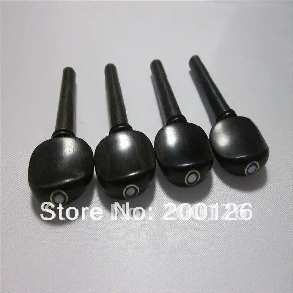 

4/4 size Violin Part set of 4 Ebony Violin Pegs