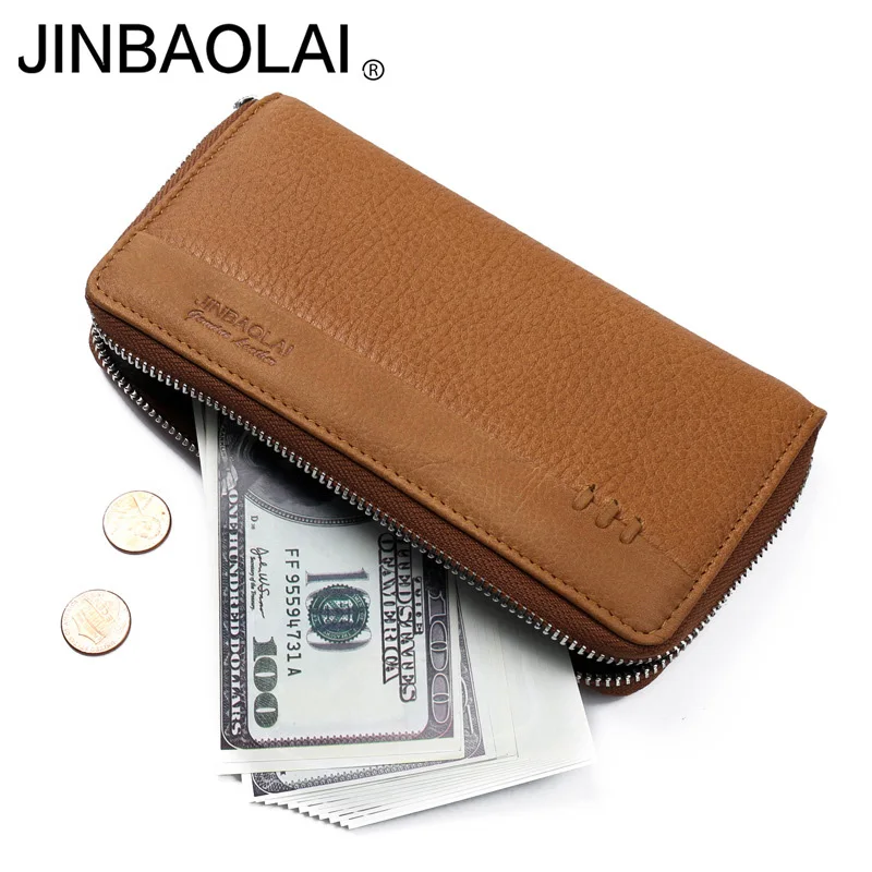 Мужской кошелек из натуральной кожи повседневный роскошный мужской воловьей