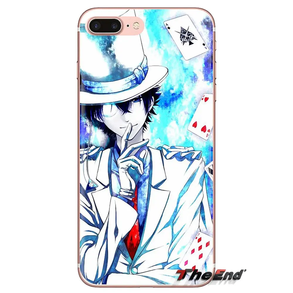 Silicone Shell Cover For Samsung Galaxy S3 S4 S5 Mini S6 S7 Edge S8 S9 S10 Plus Note 3 4 5 8 9 Magic Kaito Kid the Phantom Thief |