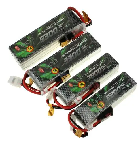 Литий-полимерная батарея Lipo Gens ACE литиевая 14 8 в 4S 5300 мА/ч 25C 30C T XT60 четыре оси