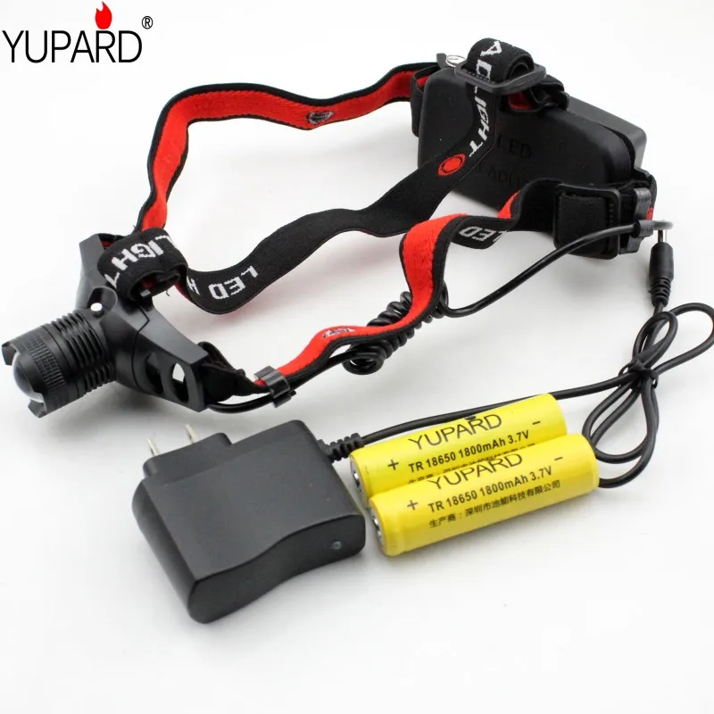 YUPARD Q5 LED 5 Вт 18650/AAA Фара для кемпинга с масштабируемым увеличением налобный фонарь