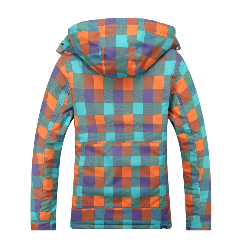 Dark plaid Free shipping NEW arrive waterproof snow sports clothing snowboarding jacket women warm cotton skiing | Спорт и