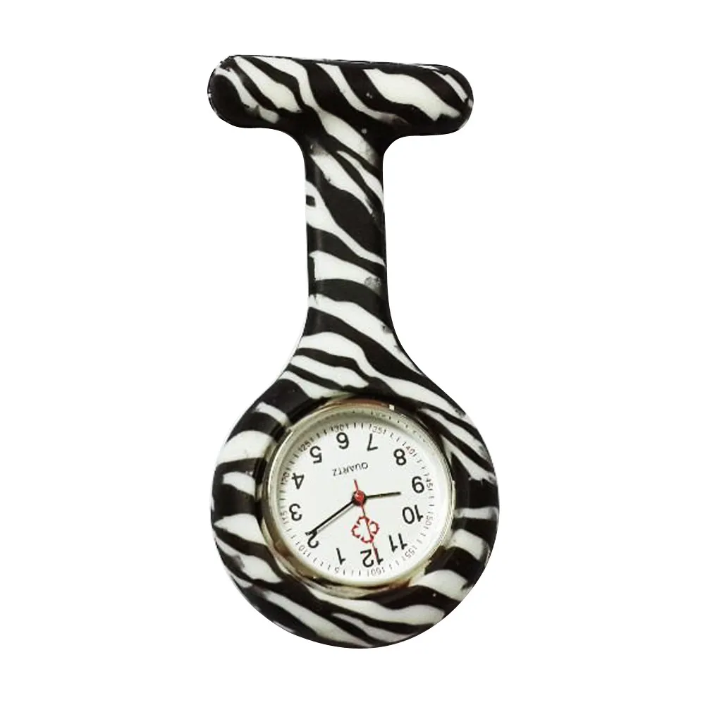 Хит продаж 2019 кварцевые карманные часы для медсестер из силикона и нержавеющей